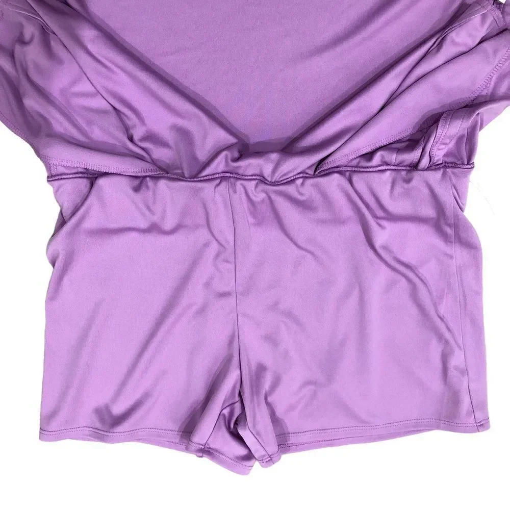 Callaway Golf Tennis Stretching Pull On Pockets Purple Skirt Skort NWOT